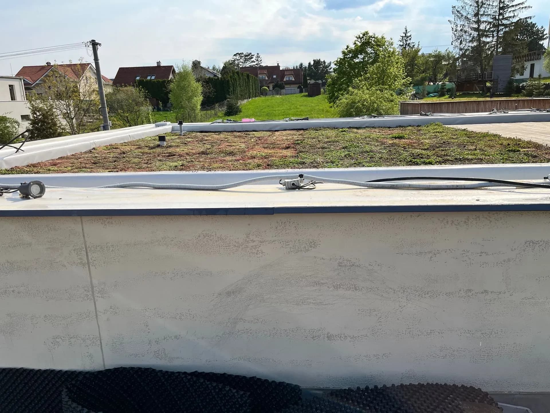 Rekonštrukcia extenzívnej zelenej strechy,  Pereš