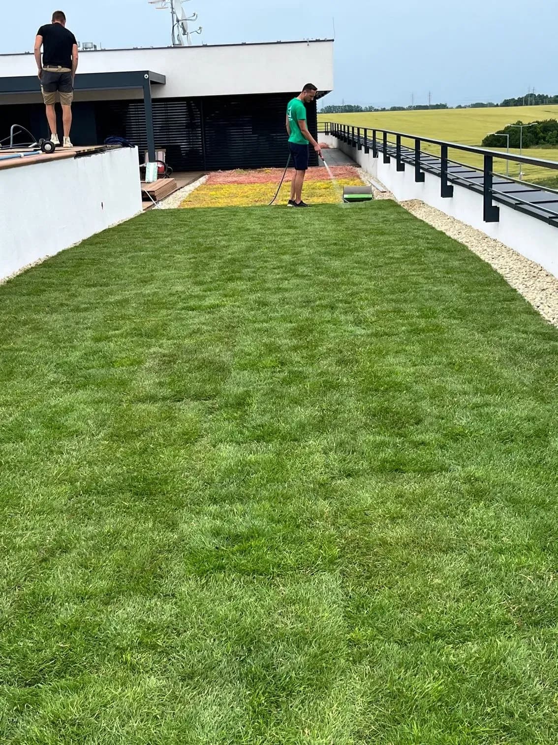 Realizácia intenzívnej zelenej strechy, Moldava nad Bodvou