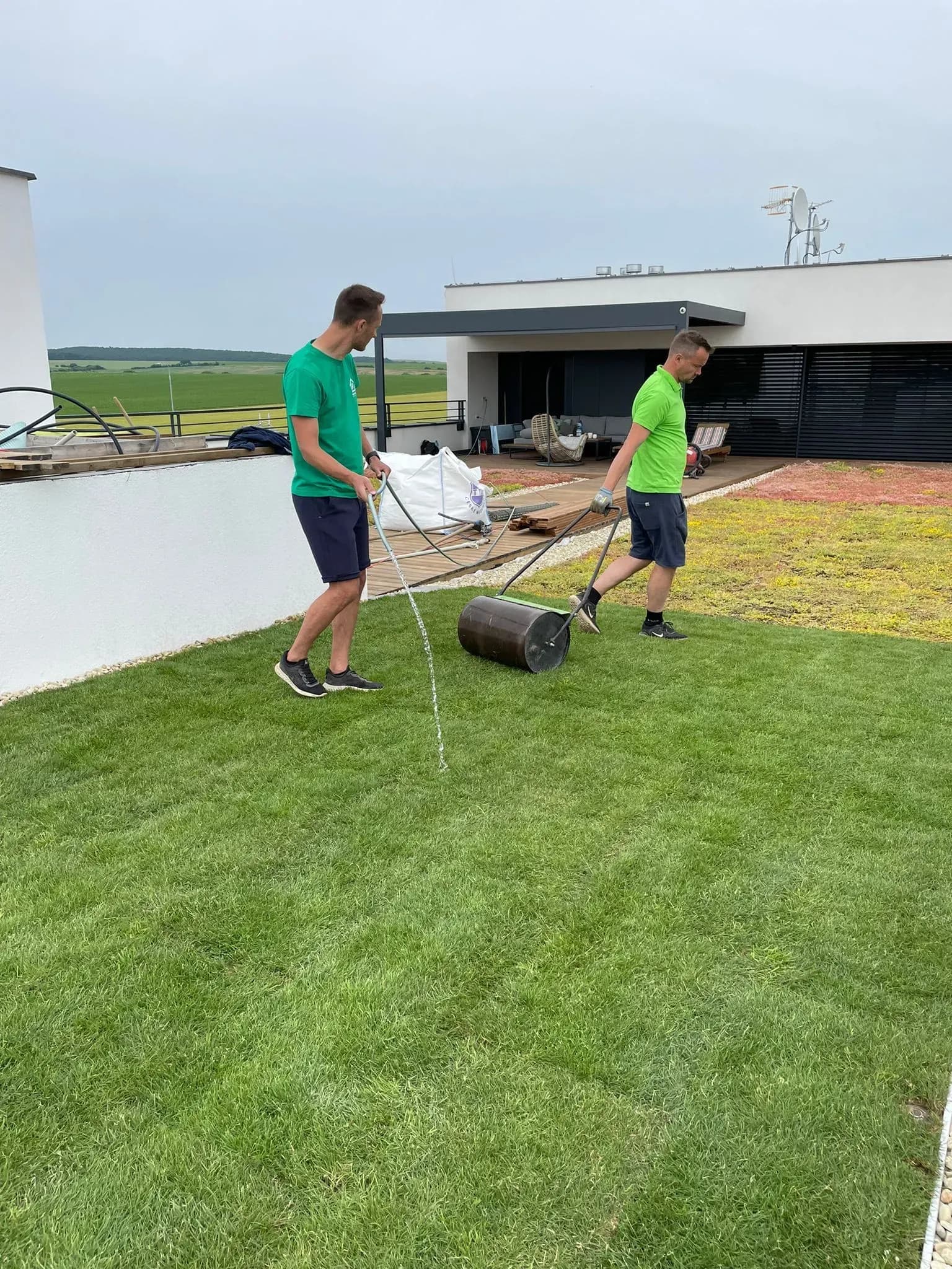 Realizácia intenzívnej zelenej strechy, Moldava nad Bodvou